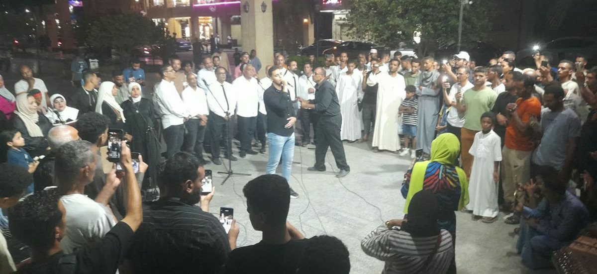 لقطات من فعاليات مبادرة شارع الفن بـ ميدان المحطة في أسوان