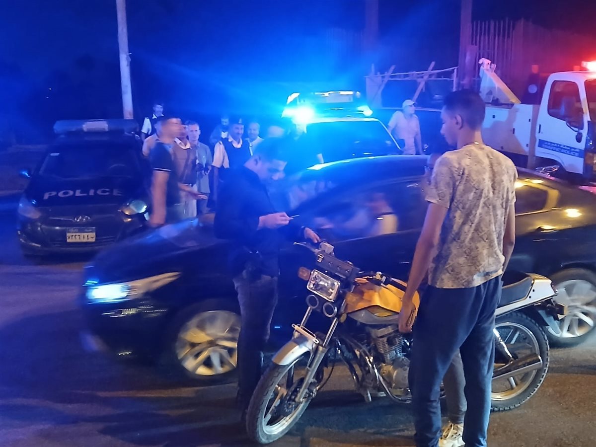مدير أمن الفيوم خلال جولته
