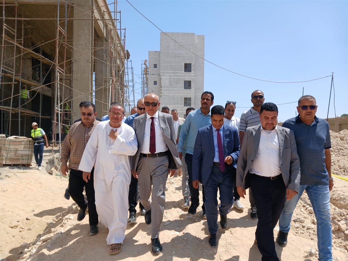 محافظ الأقصر يتابع مشروع مستشفى القرنة المركزي الجديد بعد بلوغه 70%