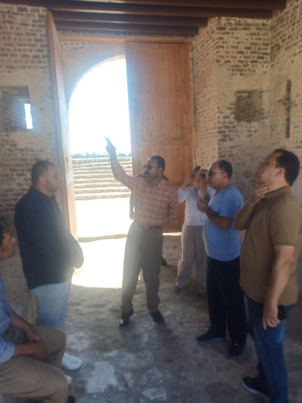 &nbsp;أعمال الترميم بمواقع رشيد الأثرية &nbsp;