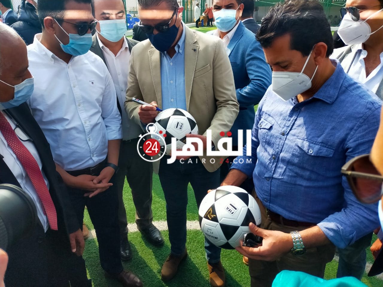 زيارة وزير الرياضة للفيوم 