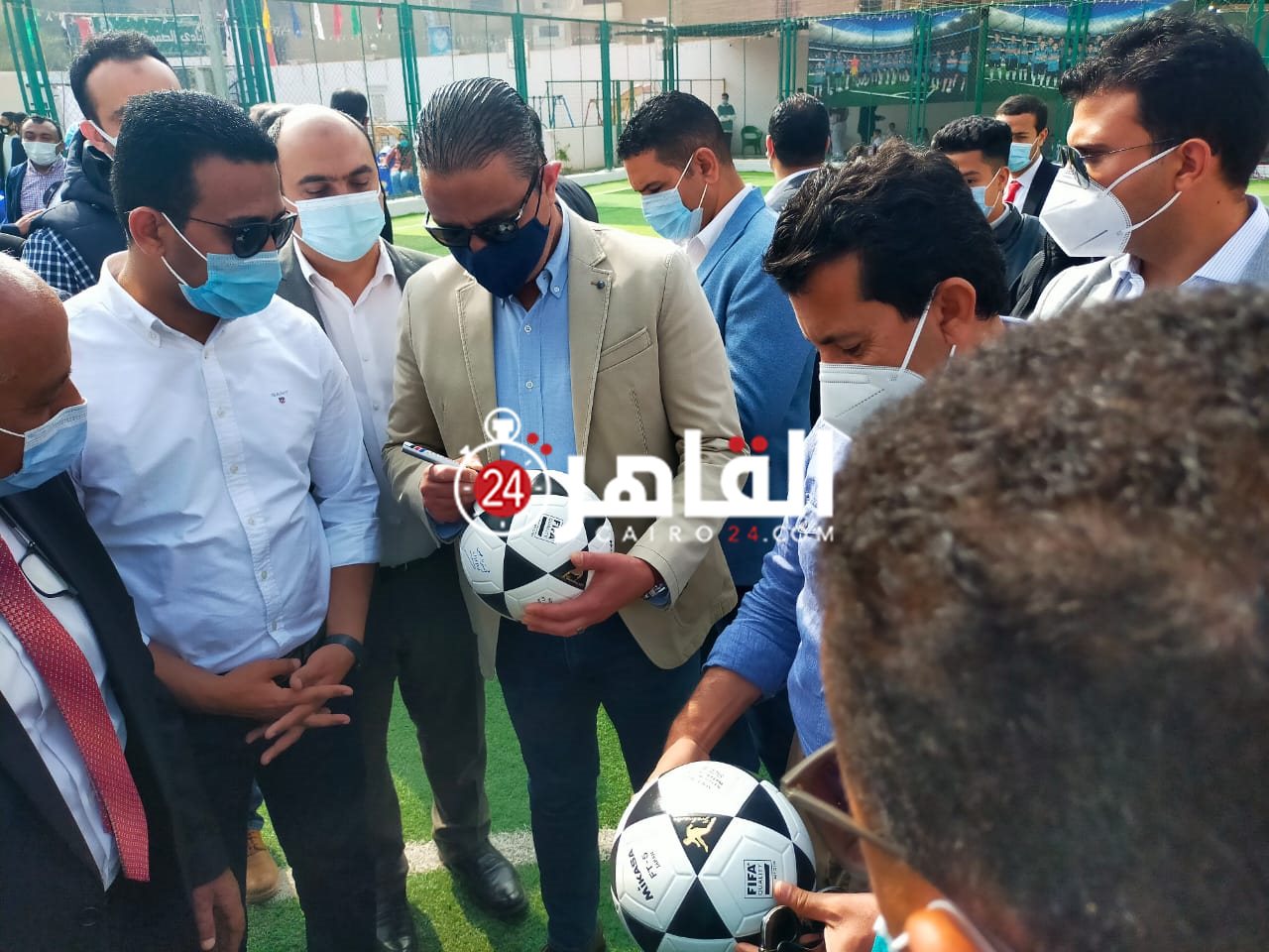 زيارة وزير الرياضة للفيوم 