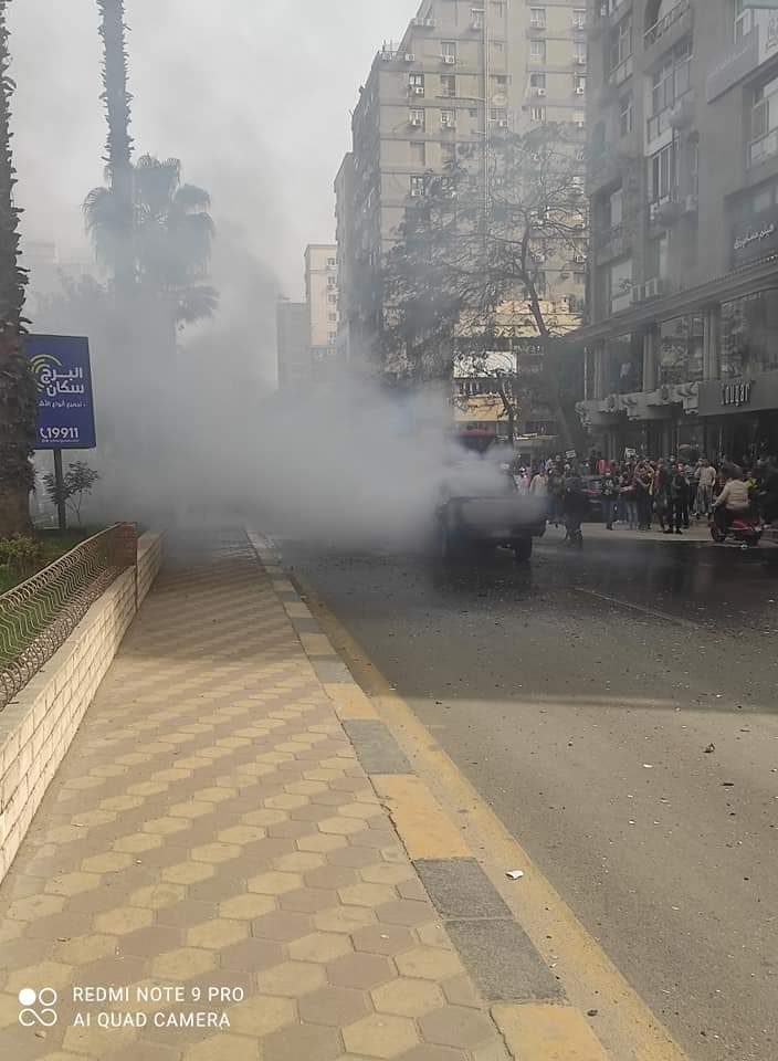 جانب من الحريق