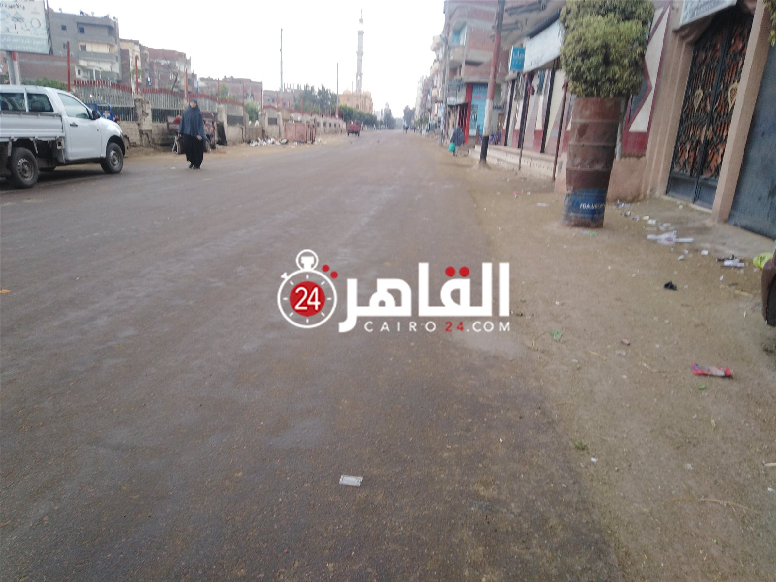 أمطار خفيفه بكفر الشيخ 1