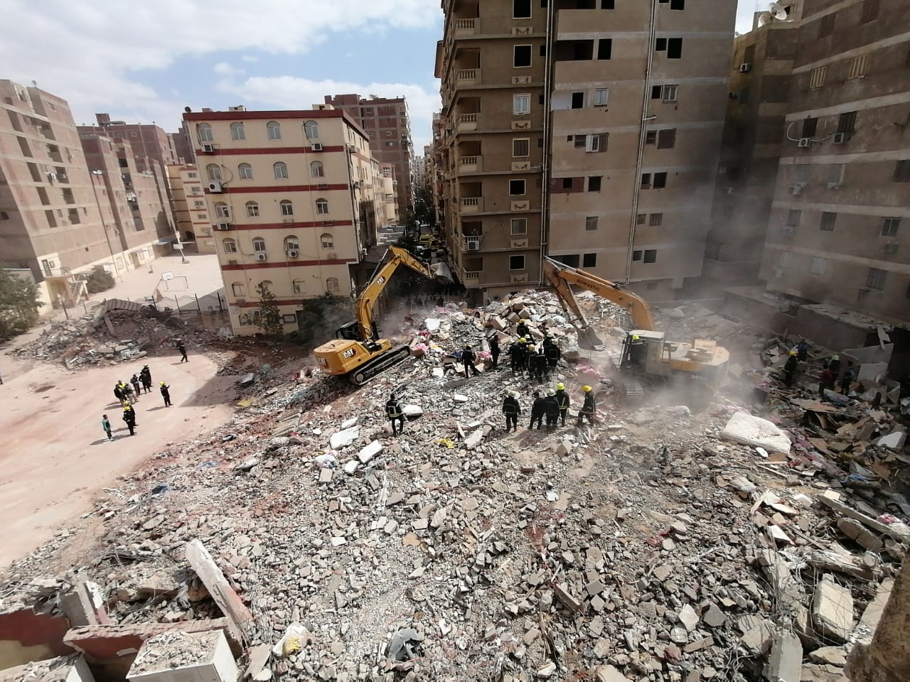 واقعة انهيار عقار جسر السويس