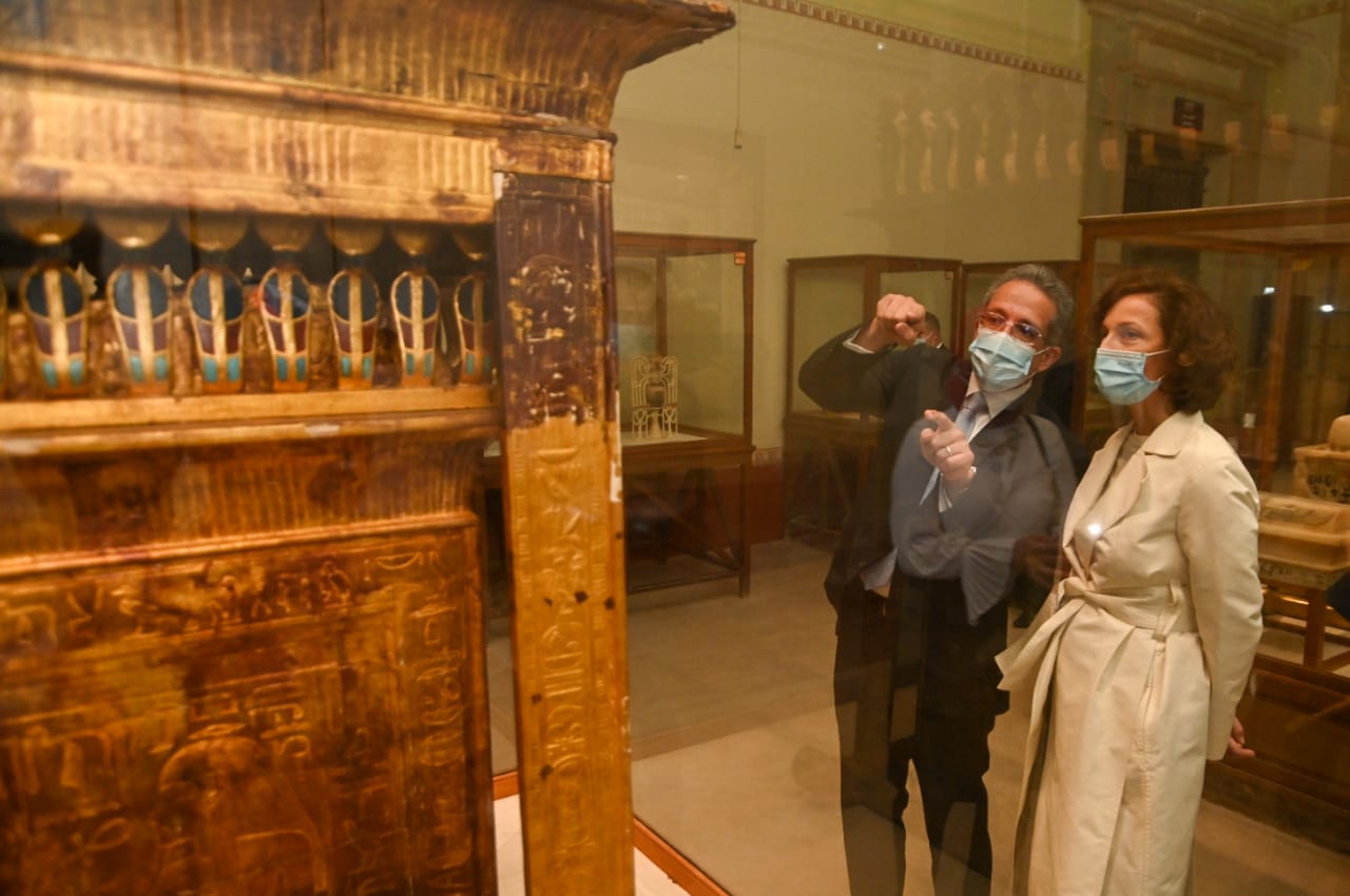 وزير السياحة يستقبل برئيس منظمة اليونسكو (7)