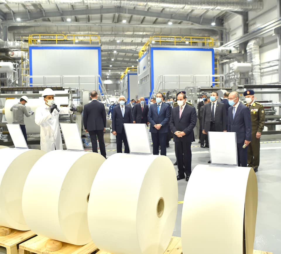 افتتاح السيسي لـمجمع الإصدارات المؤمنة والذكية صباح اليوم  (1)