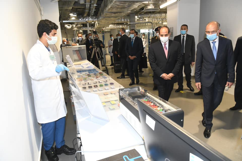 افتتاح السيسي لـمجمع الإصدارات المؤمنة والذكية صباح اليوم  (2)