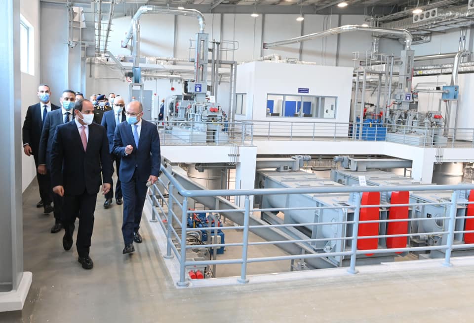 افتتاح السيسي لـمجمع الإصدارات المؤمنة والذكية صباح اليوم  (9)