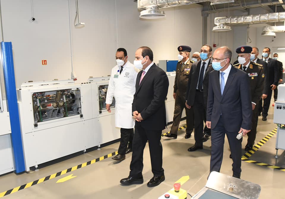 افتتاح السيسي لـمجمع الإصدارات المؤمنة والذكية صباح اليوم  (13)