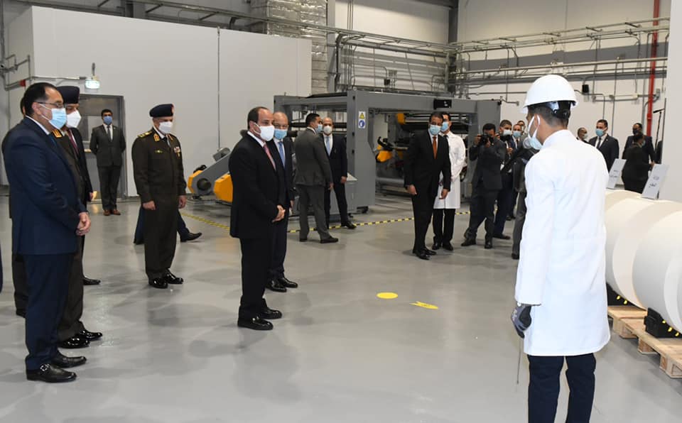 افتتاح السيسي لـمجمع الإصدارات المؤمنة والذكية صباح اليوم  (14)