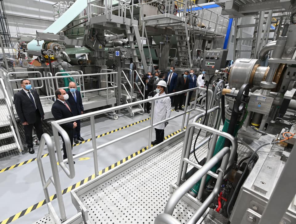 افتتاح السيسي لـمجمع الإصدارات المؤمنة والذكية صباح اليوم  (19)