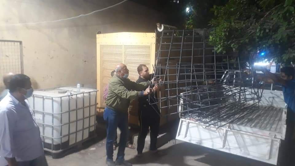 إزالة تعديات في الفيوم