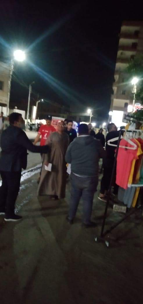 جانب من الحملة الليلية في الفيوم