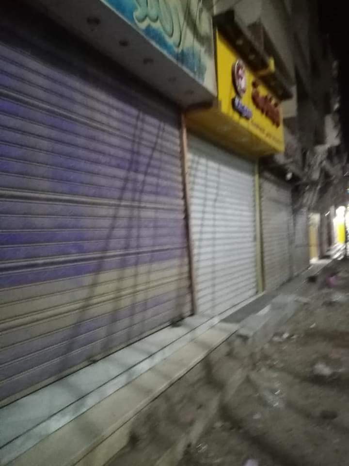 حملة ليلية بالفيوم على المطاعم والمحال التجارية