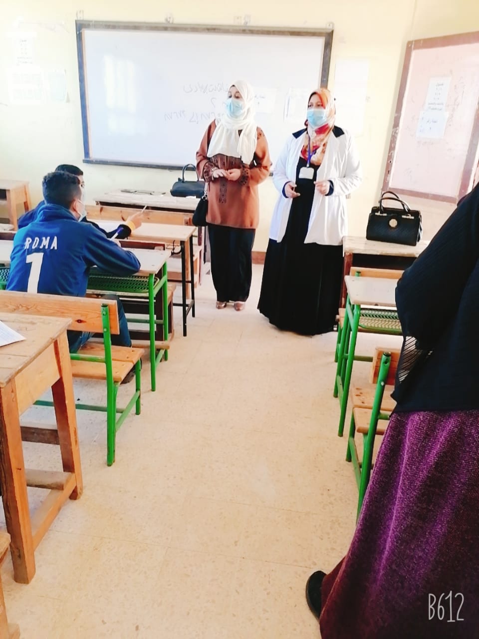 امتحانات نهاية العام  وسط إجراءات وقائية بالشرقية 04