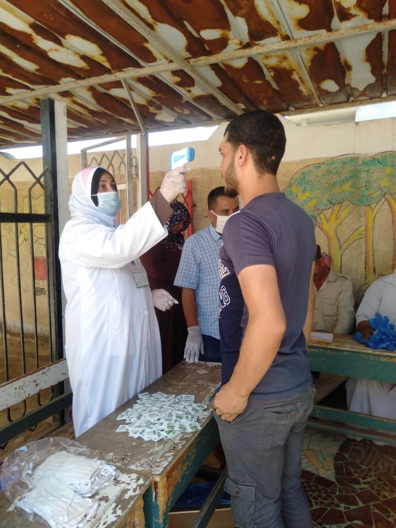 امتحانات نهاية العام  وسط إجراءات وقائية بالشرقية 05