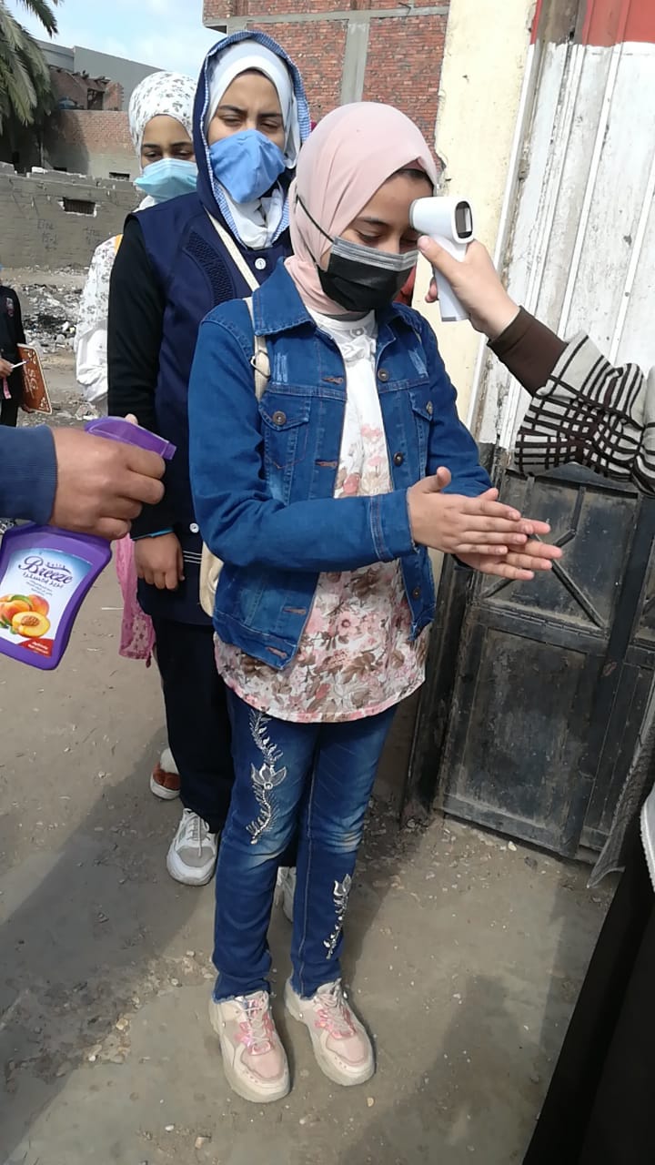 امتحانات نهاية العام  وسط إجراءات وقائية بالشرقية 07