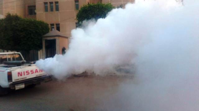 تطهير وتعقيم شوارع فاقوس