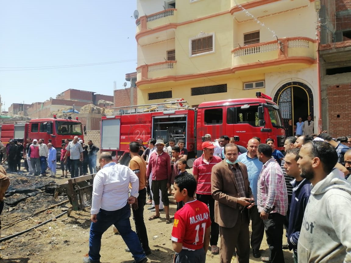 السيطرة على حرائق بالبحيرة 