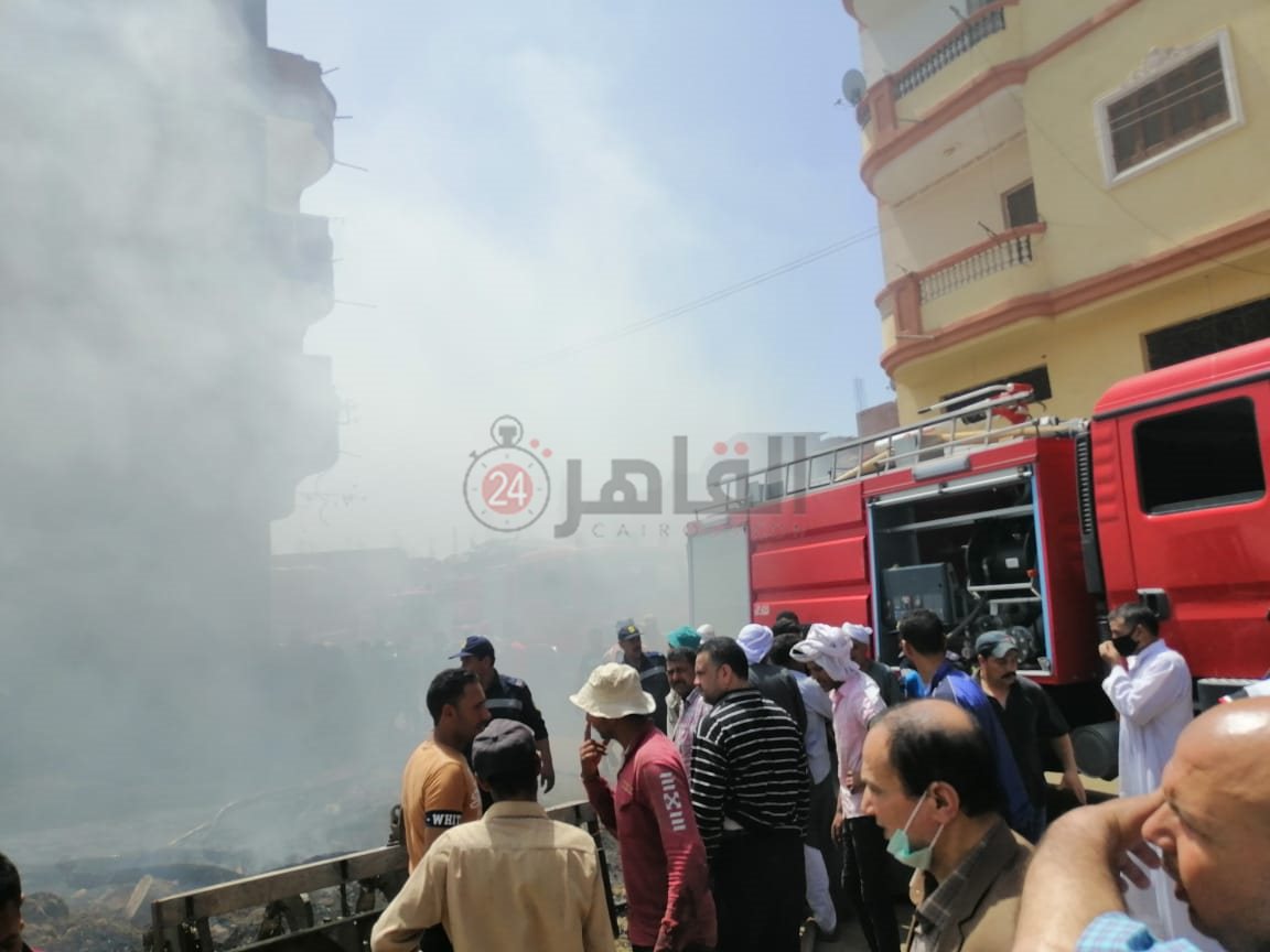 السيطرة على حرائق بالبحيرة 