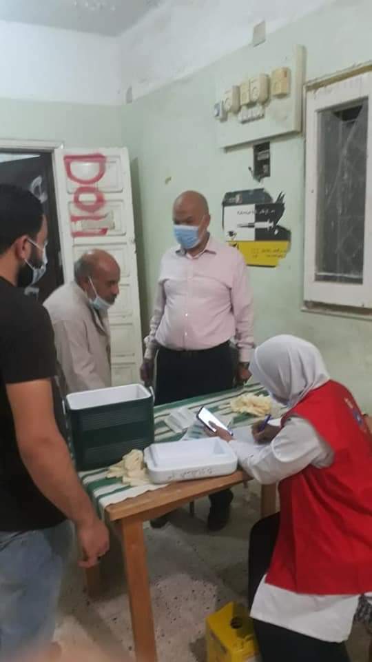 تطعيم المواطنين بلقاح كورونا في الفيوم