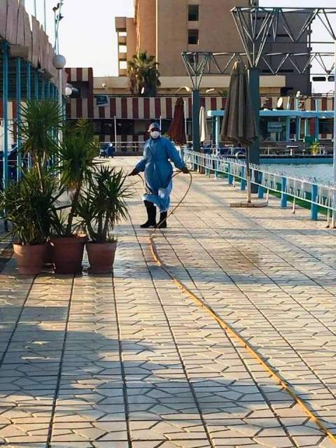 حملات تطهير وتعقيم لمنع انتشار كورونا في الشرقية 01
