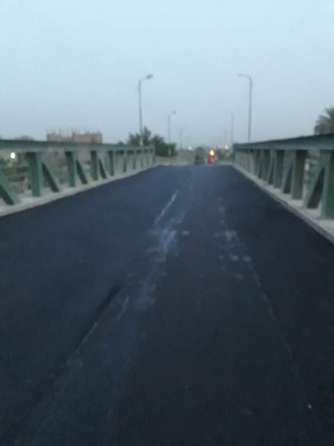 انتهاء رصف كوبري العباسة 03