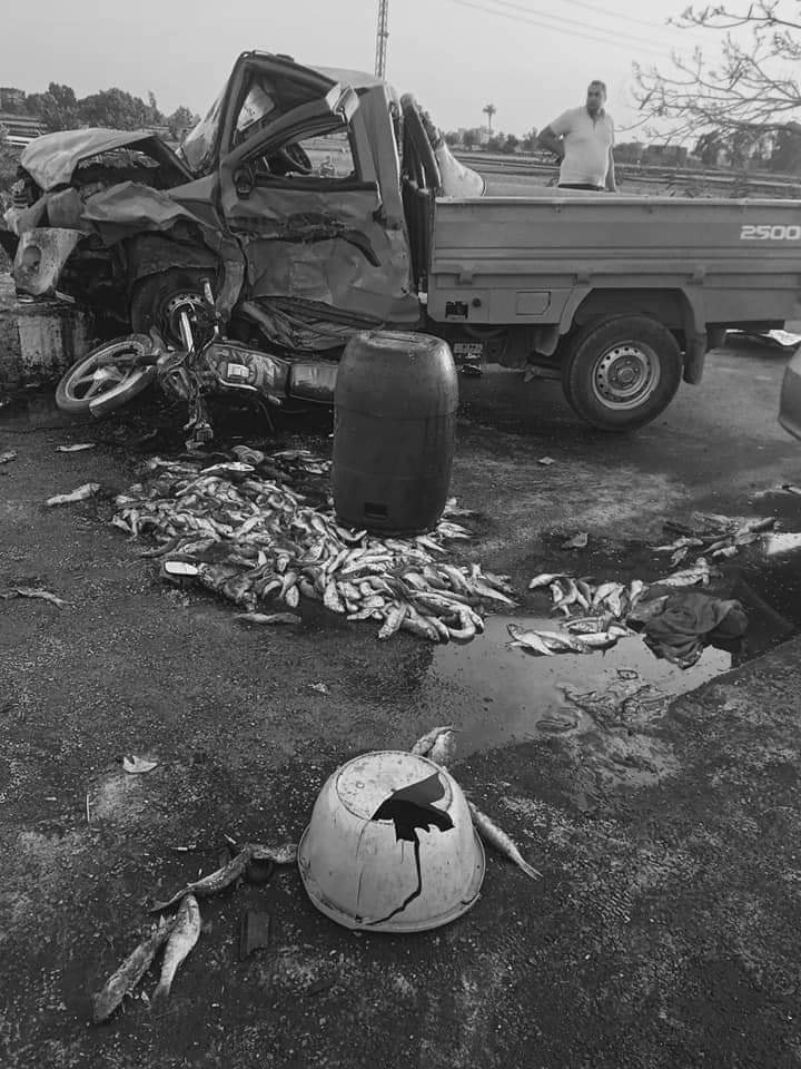 آثار الحادث