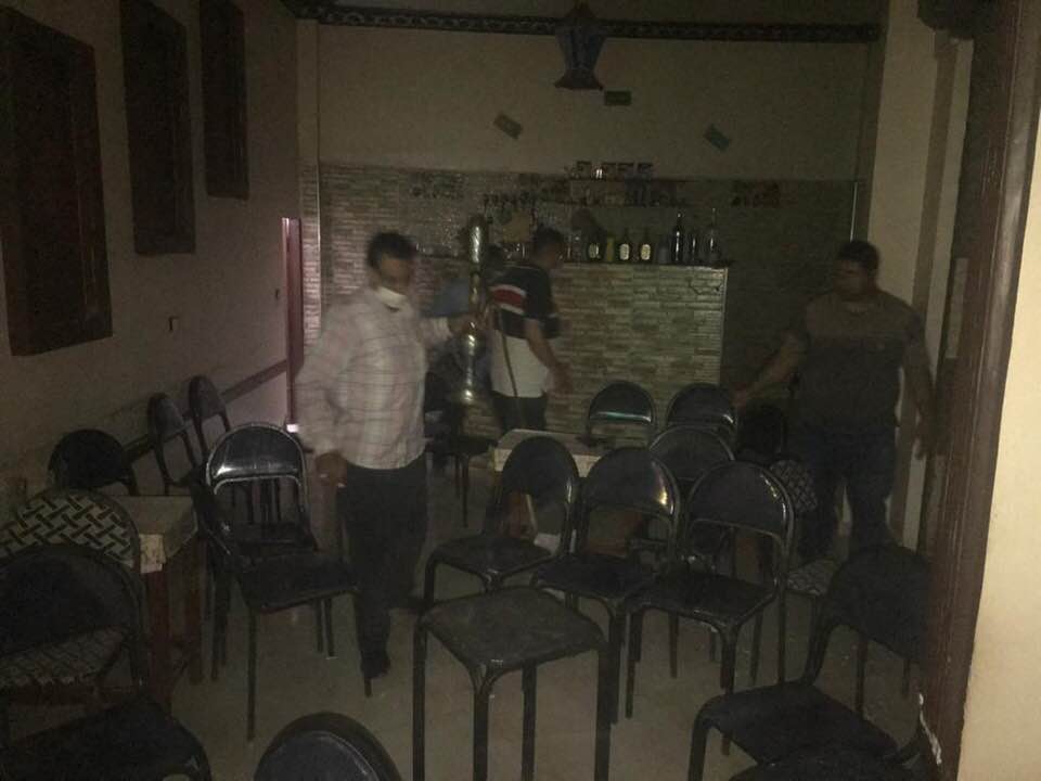 مقهى مخالف بالشرقية