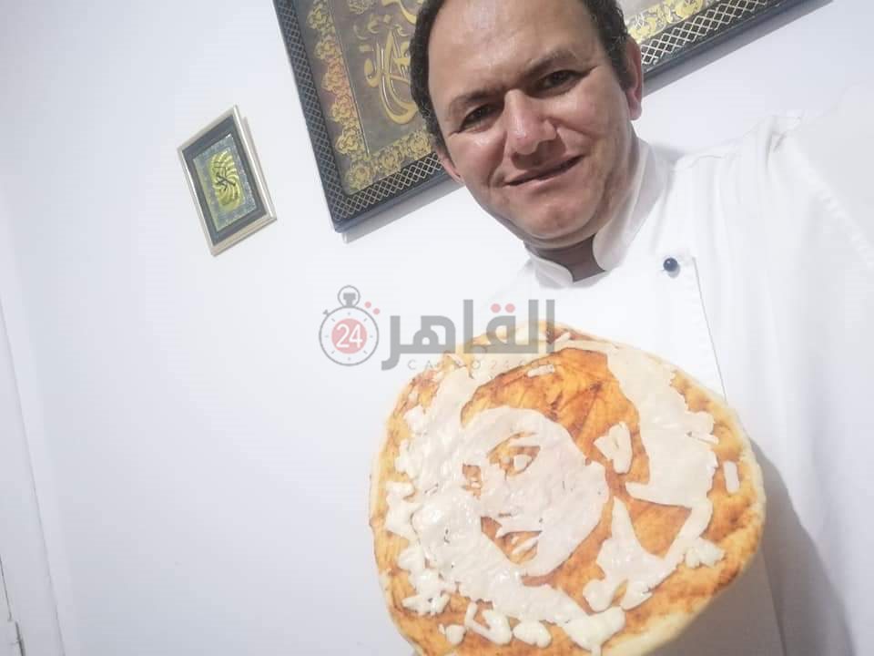 شيف يرسم وجه 