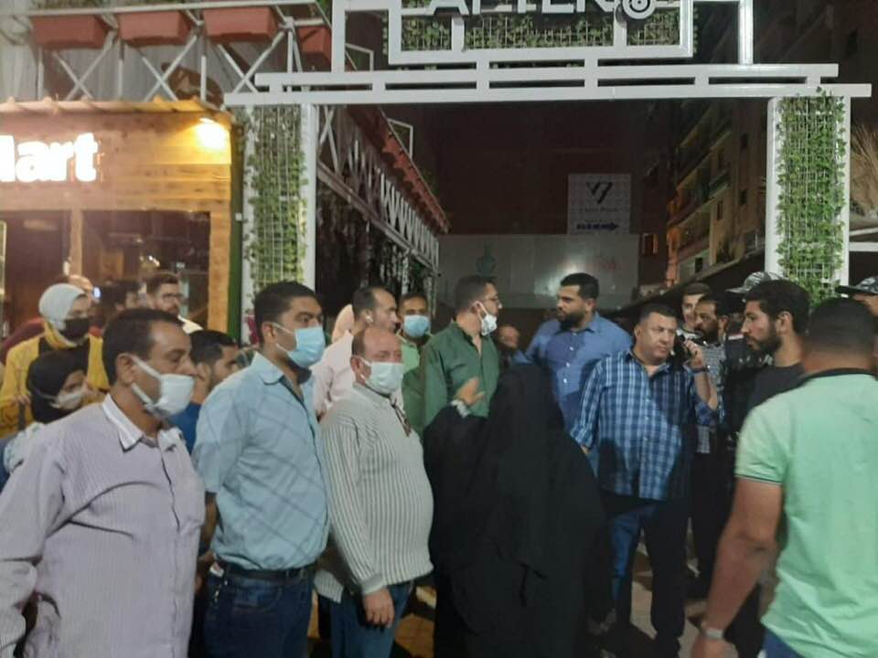 تشميع كافيه مخالف بالشرقية 02