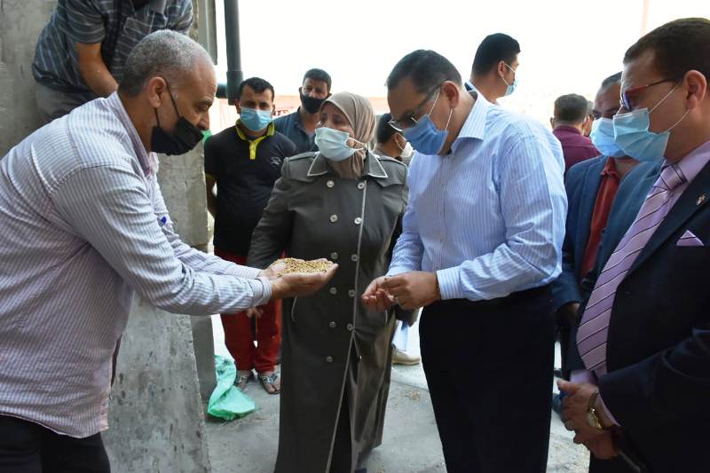 محافظ الشرقية يتفقد صوامع أبو حماد  القرين الجديدة 2