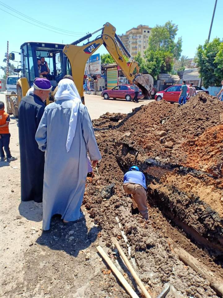 أعمال إصلاح خط المياه 04