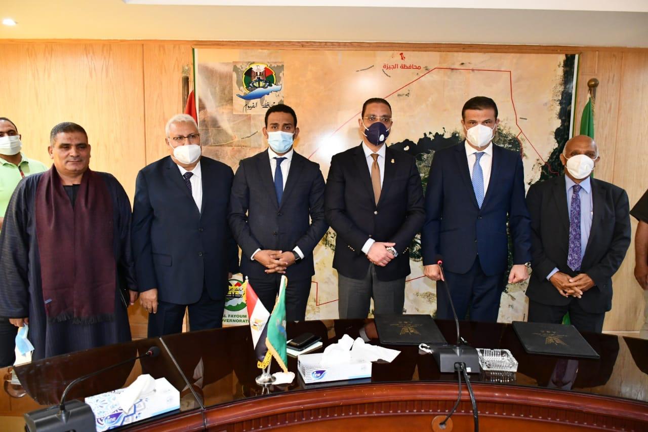 توقيع بروتوكول تعاون مشترك لدعم وتمويل مشروعات القطاع الزراعي والثروة الحيوانية والسمكية