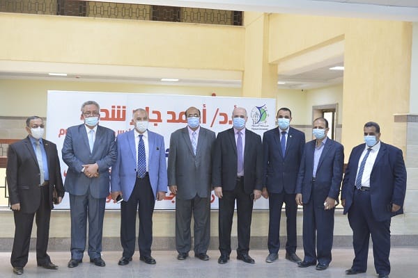 لجنة قطاع الآداب بالأعلى للجامعات  المبنى الخاص بكلية الألسن