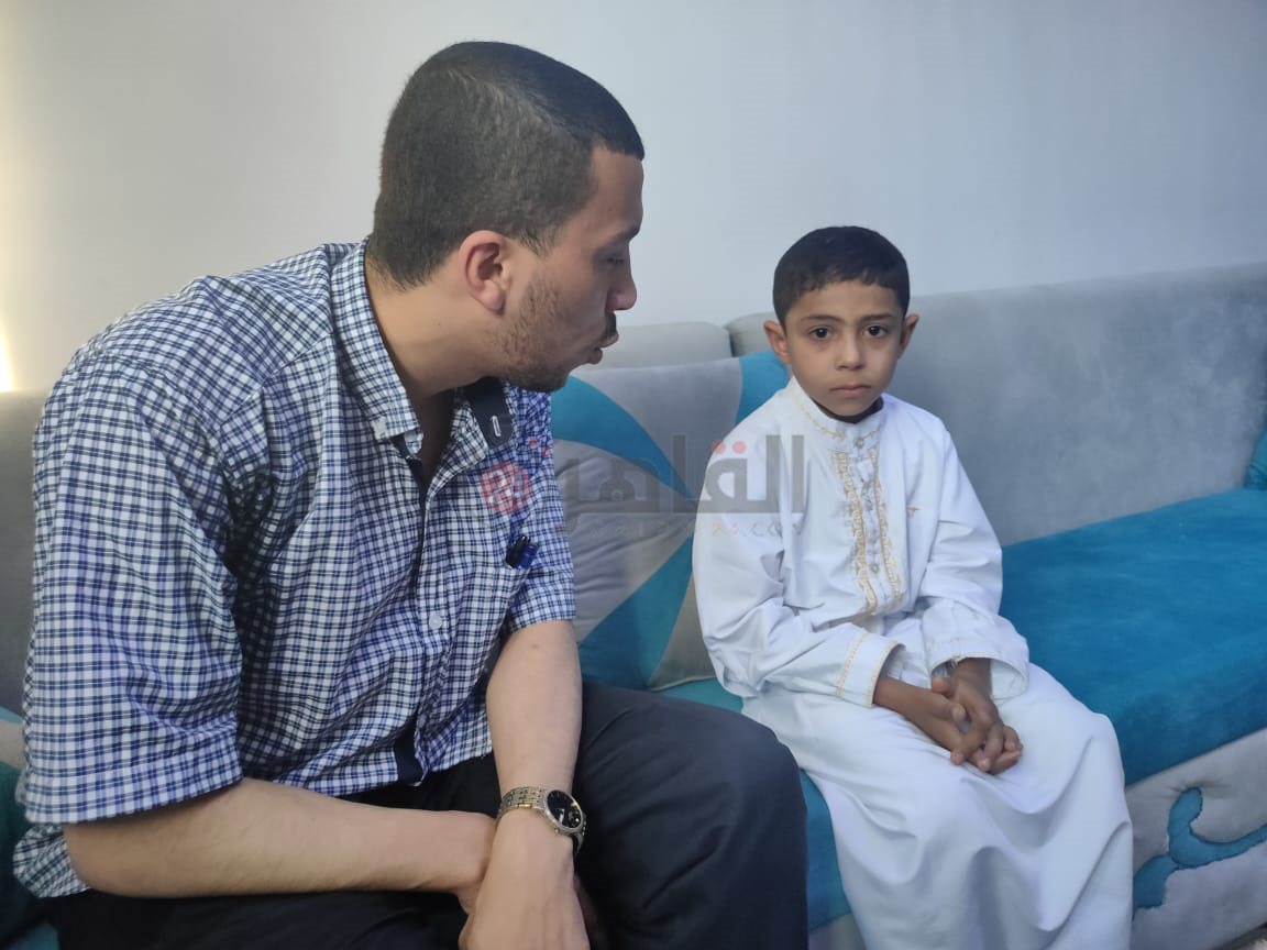 الطفل عبدالله والشيخ محمد نجم