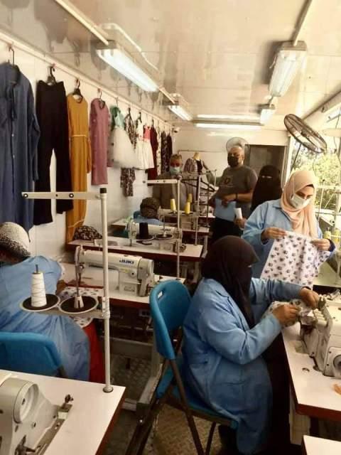 الدفعة الأولى للتدريب على التفصيل والحياكة 1