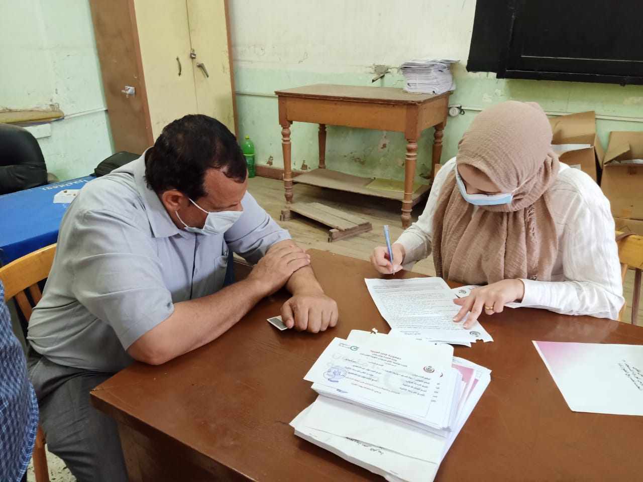 التسجيل قبل التطعيم