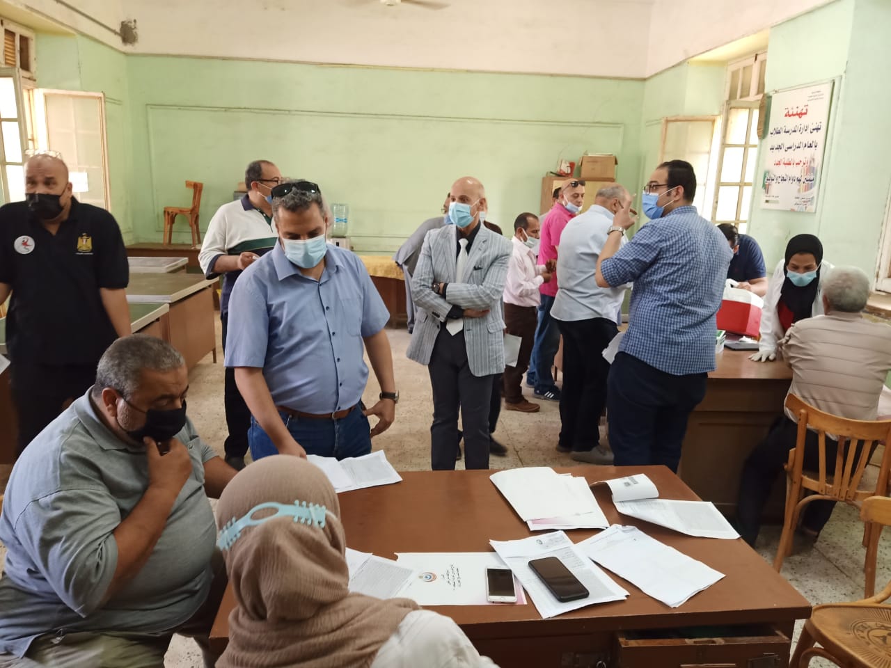 تطعيم العاملين وأعضاء هيئة التدريس بلقاح كورونا 04