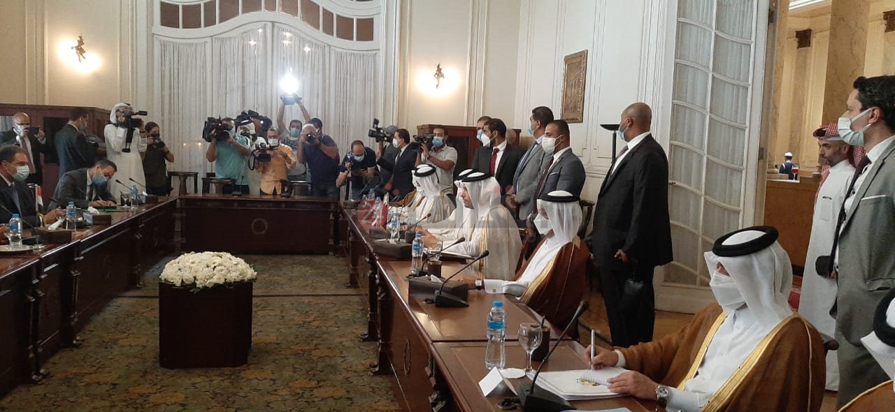  وزيري خارجية مصر وقطر (6)