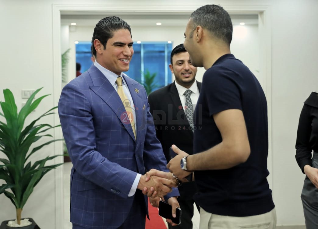 زيارة رجل الأعمال أحمد أبو هشيمة لمقر القاهرة 24