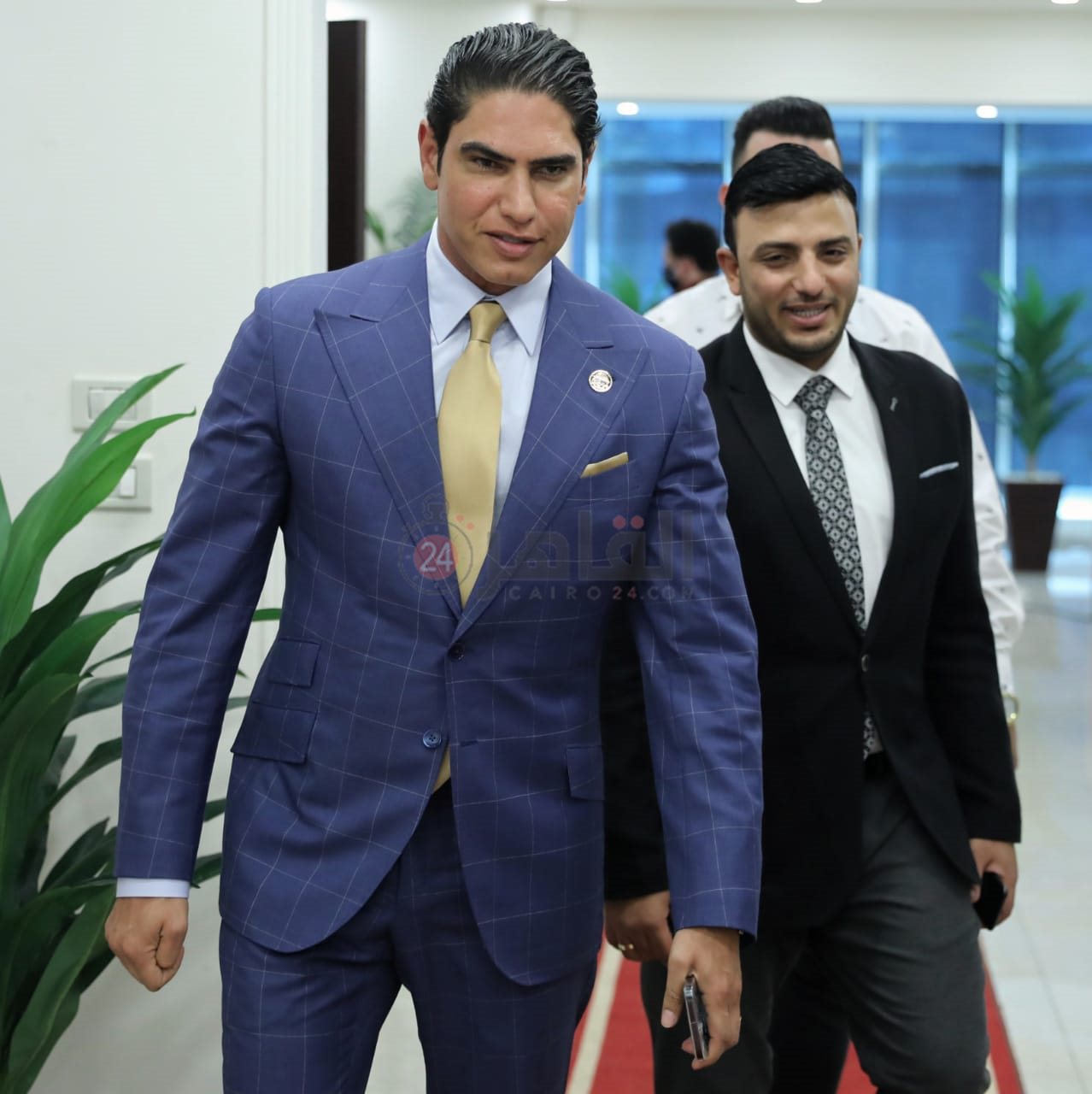 زيارة رجل الأعمال أحمد أبو هشيمة لمقر القاهرة 24