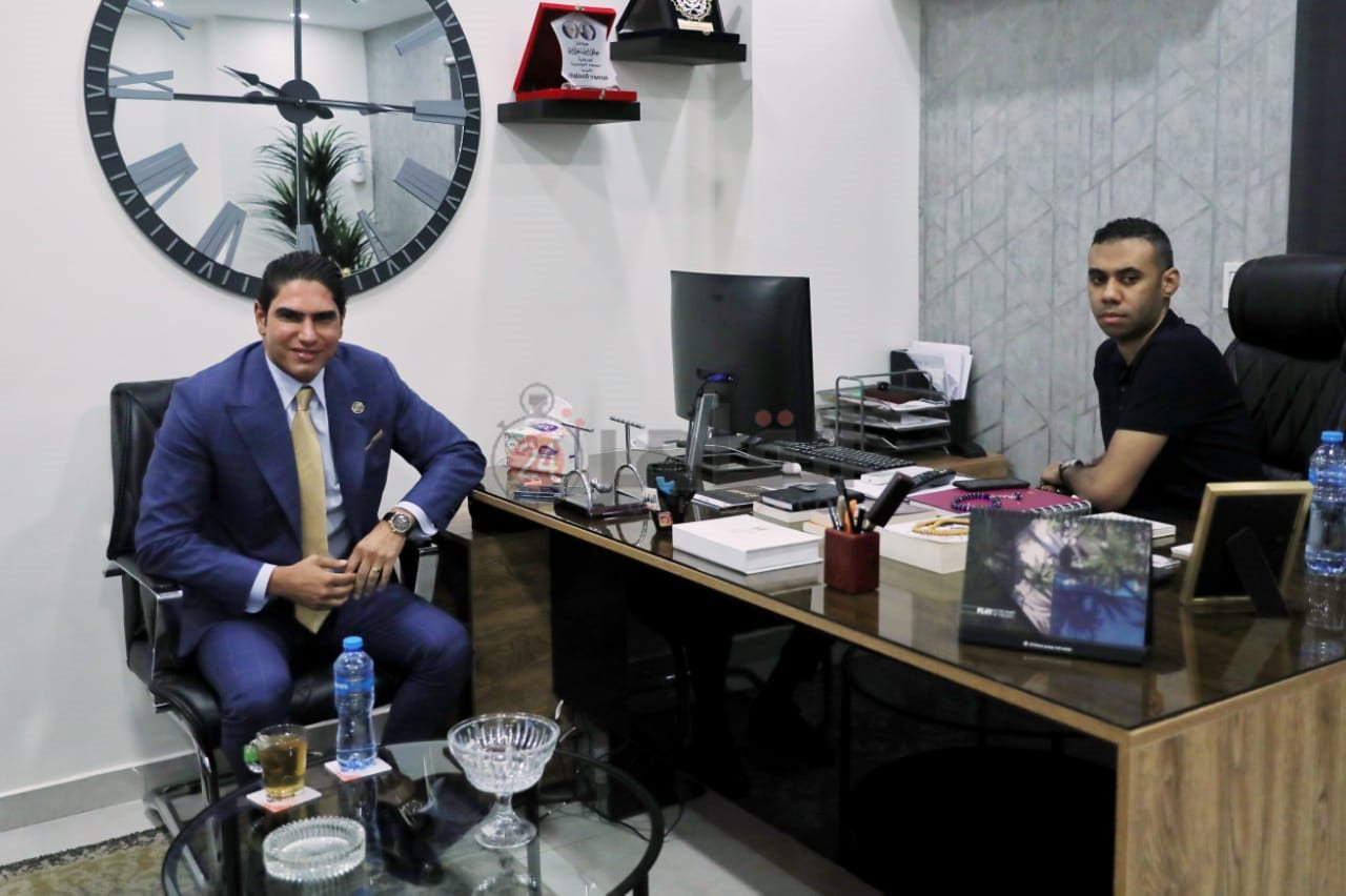 زيارة رجل الأعمال أحمد أبو هشيمة لمقر القاهرة 24