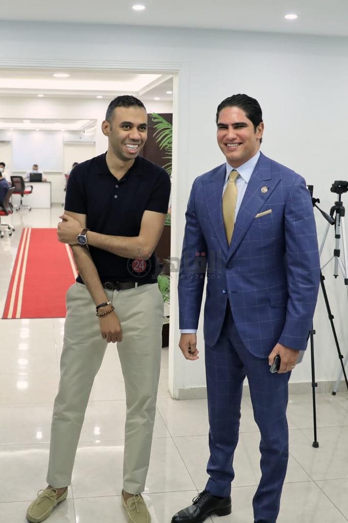 زيارة رجل الأعمال أحمد أبو هشيمة لمقر القاهرة 24