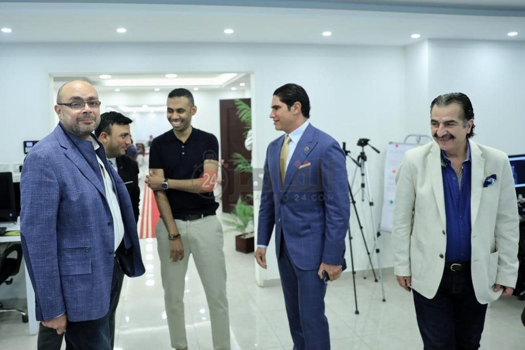 زيارة رجل الأعمال أحمد أبو هشيمة لمقر القاهرة 24