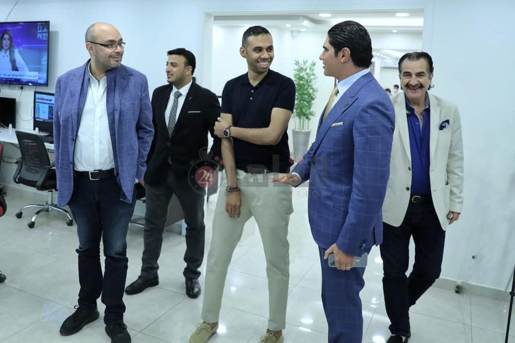 زيارة رجل الأعمال أحمد أبو هشيمة لمقر القاهرة 24
