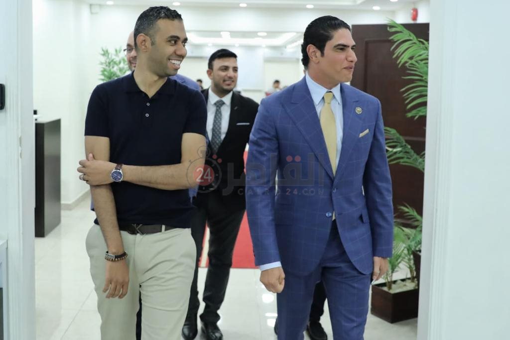زيارة رجل الأعمال أحمد أبو هشيمة لمقر القاهرة 24