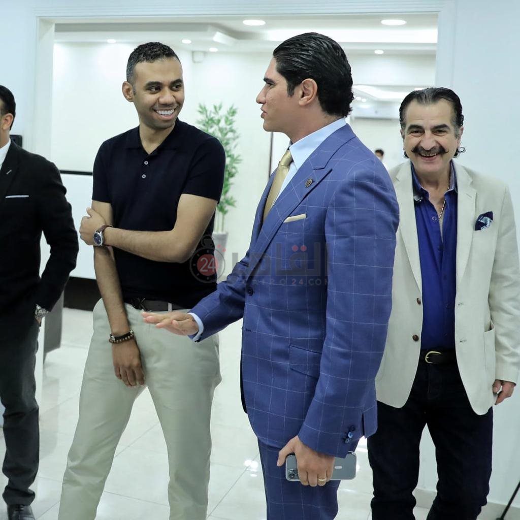 زيارة رجل الأعمال أحمد أبو هشيمة لمقر القاهرة 24
