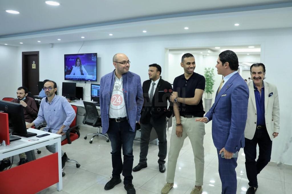 زيارة رجل الأعمال أحمد أبو هشيمة لمقر القاهرة 24